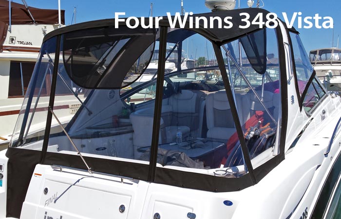 Four Winns 348 Vista 360 View Full Canvas Enclosure